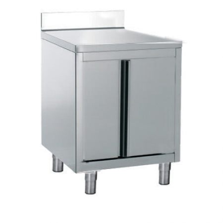 Olis Neutral Cupboard w/ Middle Shelf - Back Upstand, 800 L mm x 600 D mm x 850 H mm