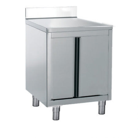 Olis Neutral Cupboard w/ Middle Shelf - Back Upstand, 900 L mm x 600 D mm x 850 H mm