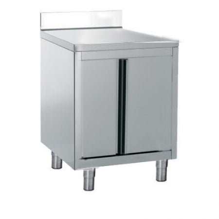 Olis Neutral Cupboard w/ Middle Shelf - Back Upstand, 900 L mm x 700 D mm x 850 H mm
