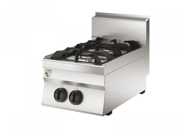 Olis 2 Gas Burners Boiling Top, 400 L mm x 650 D mm x 295 H mm