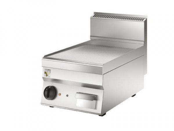 Olis Electric Griddle Plate - Grooved Plate, 400 L mm x 650 D mm x 295 H mm