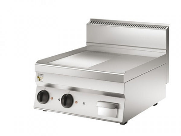 Olis Electric Griddle Plate - 1/2 Grooved And 1/2 Smooth Plate, 600 L mm x 650 D mm x 295 H mm