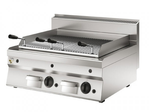 Olis Lava Rock Grill, 800 L mm x 650 D mm x 295 H mm