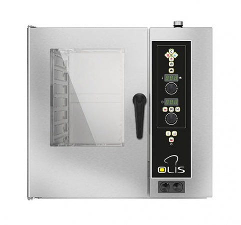 Olis Electric Direct Steam Combi Oven - 7 X 1/1 GN - Assisted Cooking - Manual, 875 L mm x 825 D mm x 820 H mm