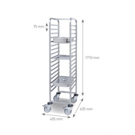 Trolley 17 Rails for GN 1/1 Containers