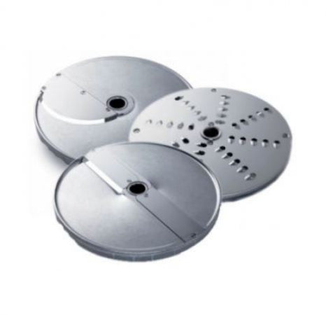 PACK OF 8 DISCS C2D FOR CL50/52/R502, Slicer 2mm, 5mm; Grater 2mm; Julienne 3x3mm; Dicing Equipment Slicer 10mm + Dicing Grid 10 X 10 Mm; French Fries Equipment 10 X 10 Mm (2 Discs).