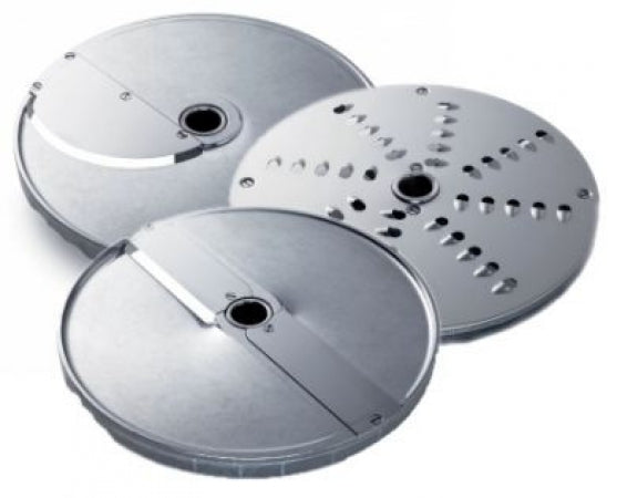 PACK DISCS FOR R301/U*Disc set, (5) discs, for R series, slicers- 2mm, 4mm, grater- 2mm, julienne- 4x4mm, 8x8mm