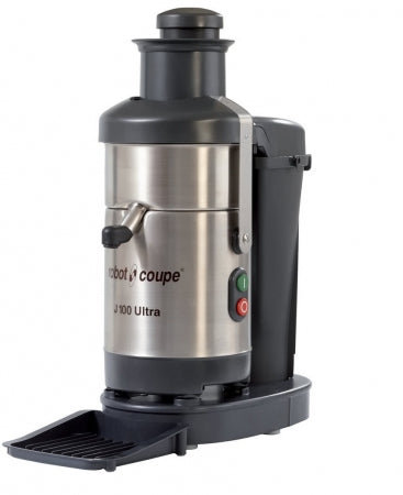 Automatic Centrifugal Juice Extractor. Induction motor base, Continuous pulp ejection, Feed hopper, Ã? 79Mm. Removable stainless steel basket for easy cleaning, Stainless steel bowl and motor base, No-splash juice spout. One speed 3000 rpm. Throughput u