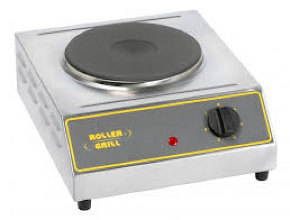Single Electric Round Hot Plate.Power 2000 WSupply 230V/ 50/1Dim: 35x40x15.5Cms.