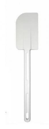 Rubbermaid 13 1/2" Flat Blade Rubber Scraper Spatula White
