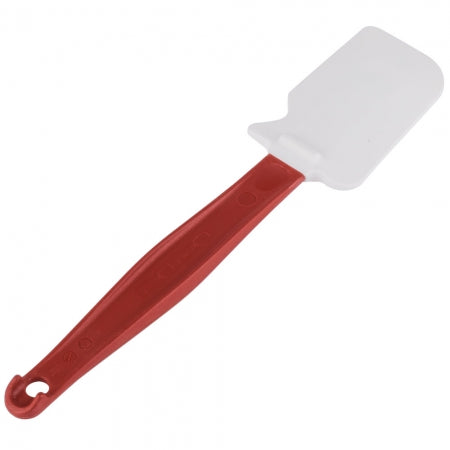Rubbermaid 9 1/2" Scraper Spatula High Heat Red Handle