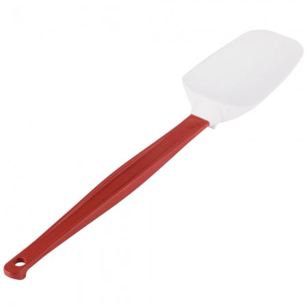 Rubbermaid 13 1/2" Spoon Scraper Spatula High Heat Red Handle