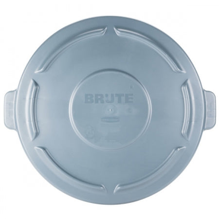 Rubbermaid BRUTE Heavy-Duty Round Waste/Utility Container 20 Gallon Lid Gray