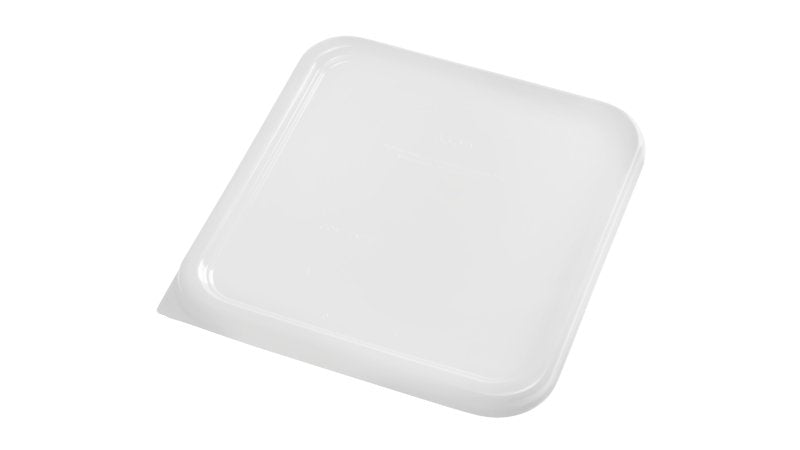 Rubbermaid 8 3/4" Square Space Saver Lid Containers White Poly