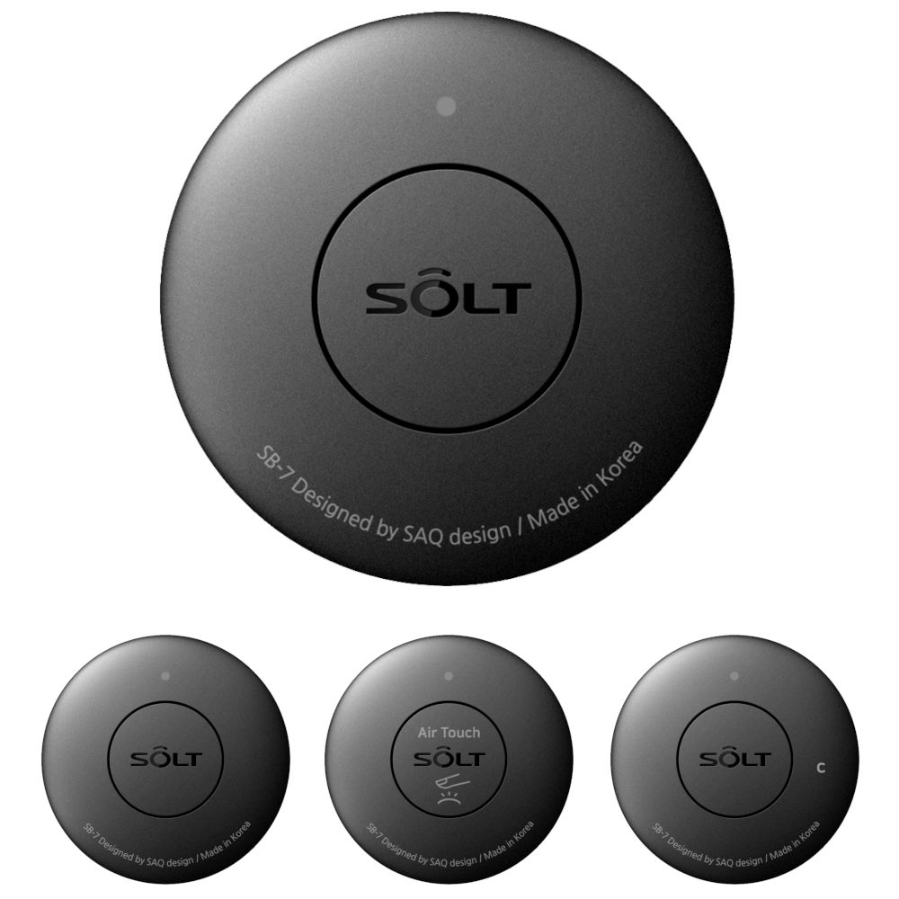 Button Call Round Lux : Black : Water resistant IP-X8