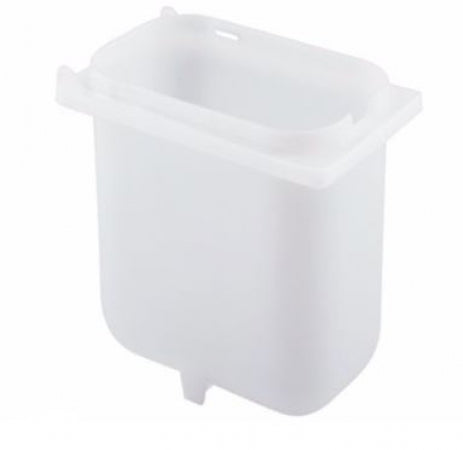 FOUNTAIN JARS, white plastic fountain jar 7-1/2" (19 cm) deep with a 2 qt (1.9 L) capacity