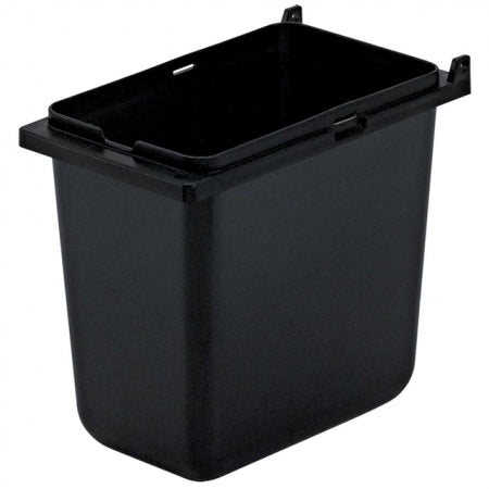 Server Products 6" Deep 1/9-Size Black Plastic Jar