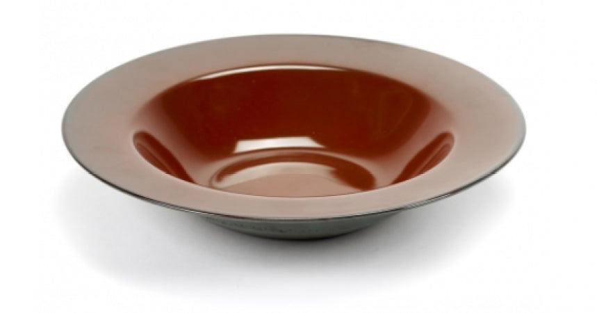 Serax Degustation Large Round D27.3 H5.3 Cm Rust/Smokey Blue