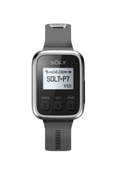 Wrist Watch type Mobile Receiver : Water resistant(IP-X7)