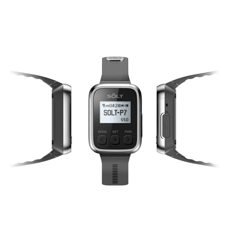 Wrist Watch type Mobile Receiver : Water resistant(IP-X7)