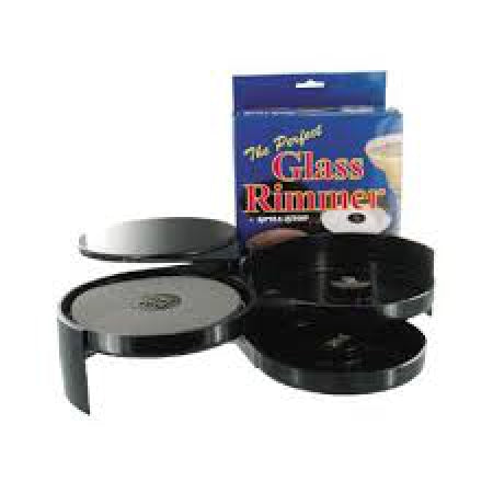 RIMMER F/GLASS 3 TIER PLAS BLK Brand: SPILL-STOP MANUFACTURING | Per EA
