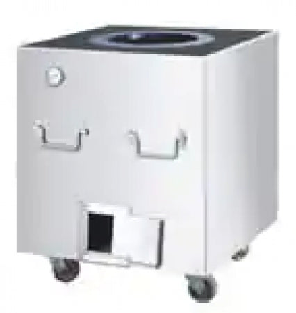 S.Steel Sqr. Tandoor with Granite Top and Temp Meter(With inbuild Gas Kit Set)Size: 36 X 36 X 38