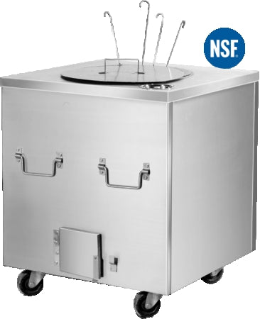 STAINLESS STEEL SQUARE CHARCOAL TANDOOR, THE COMMONLY USED S/STEEL SQUARE DRUM TANDOOR DESRIPTION, SIZE 36" X 36" X 38", MADE IN INDIA