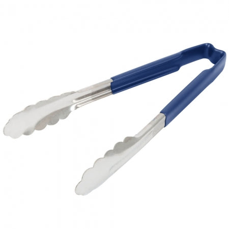 Vollrath 9.5" 1 Pc Utility Tong-Blue