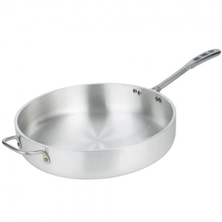 Vollrath Wear-Ever 7.5 Qt. Aluminum Saute Pan With Plated Handle