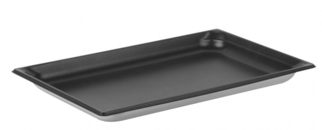 Vollrath Super Pan 3, Full Size Anti-Jam Stainless Steel Steelcoat X3 Non-Stick Steam Table / Hotel Pan - 1 1/2" Deep, Length 20 7/8 Inches Width 12 13/16 Inches, Capacity 5.7 Qt.