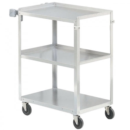 Vollrath Stainless Steel 3 Shelf Utility Cart - 27 1/2" X 15 1/2" X 32 5/8"