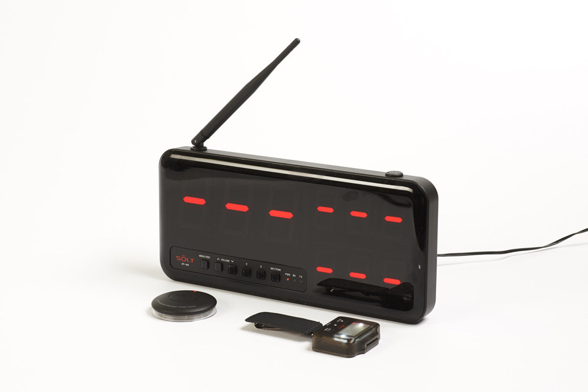 Main Display (Wall-mount Receiver) with 3x3 FND (3 digits X 3 displays)