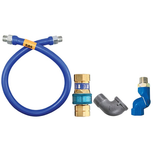 Dormont 16100BPQS48 SnapFast® 48" Gas Connector Kit with Swivel MAX® and Elbow - 1" Diameter