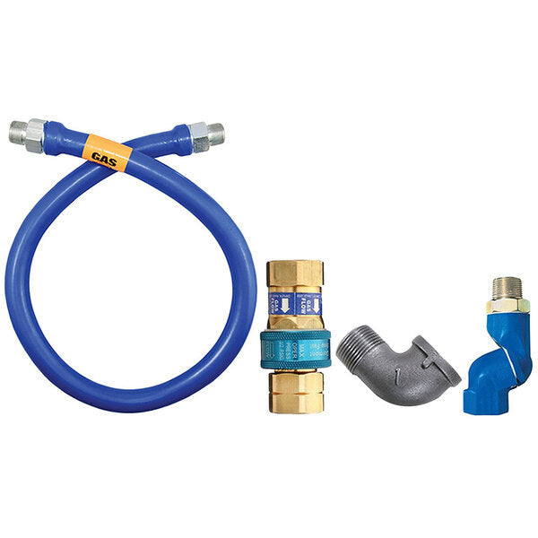 Dormont 1650BPQS72 SnapFast® 72" Gas Connector Kit with Swivel MAX® and Elbow - 1/2" Diameter