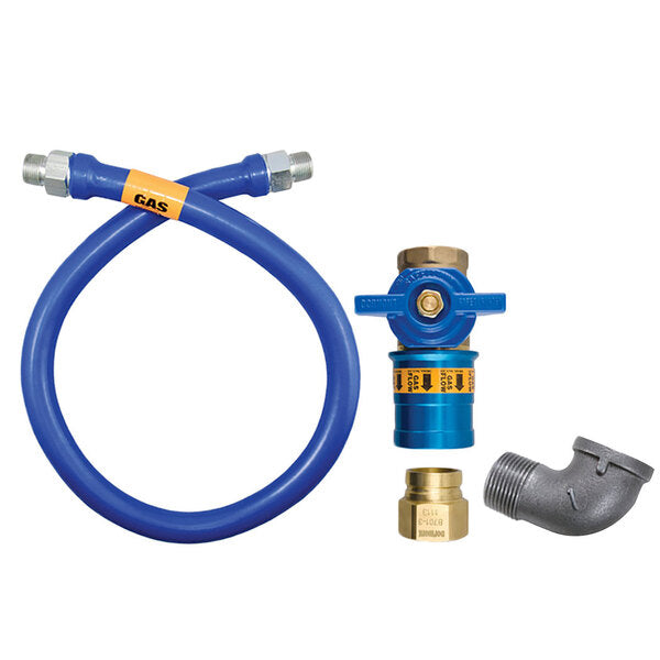 Dormont 1675BPCF48 Safety Quik® 48" Gas Connector Kit with Elbow - 3/4" Diameter