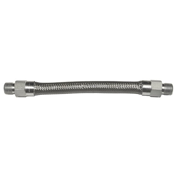 Dormont 16100B48 48" Stainless Steel Moveable Foodservice Gas Connector - 1" Diameter