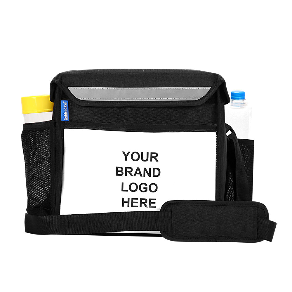 Foldable Insulated Food Delivery Sling Bag | 12 Inches