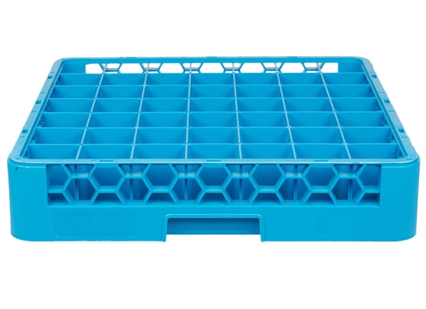 Carlisle OptiClean 49 Compartment Glass Rack Maximum Glass Height: 3 3/16" Maximum Glass Diameter: 2 3/8"
