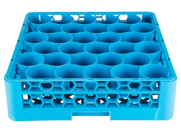 Carlisle OptiClean NeWave 30 Compartment Glass Rack with 1 Extender Maximum Glass Height: 4 3/4" Maximum Glass Diameter: 2 7/8"