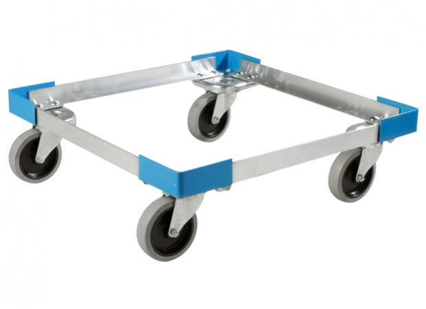 Carlisle Aluminum Glass Rack Dolly without Handle Dim:20 5/8 x 20 5/8 x 6 1/2 (lxWxH) in