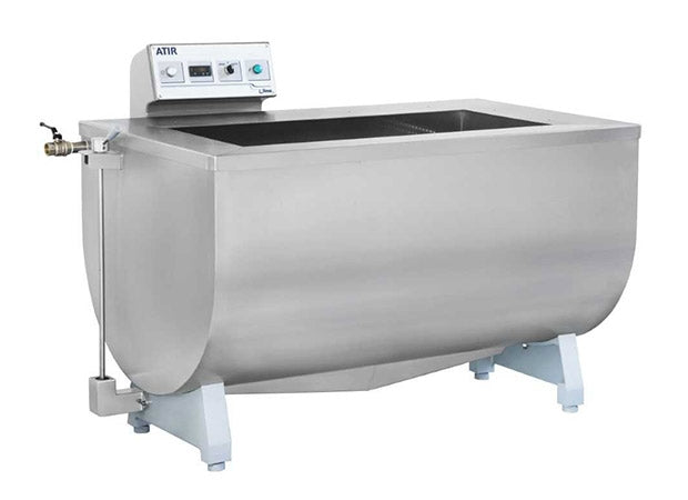 Nilma TILTING UNIVERSAL VEGETABLE WASHER st/st. body 24V control panel equipped with: electronic washing timer; manual/stop/automatic working selector power light light working button basket tilting selector and button Drum cap: 640 l 400V/50Hz/3ph