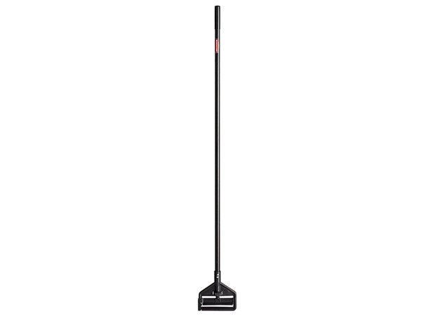 Rubbermaid 1863903 Executive Series Invader 60" Black Fiberglass Wet Mop Handle Side Gate Style
