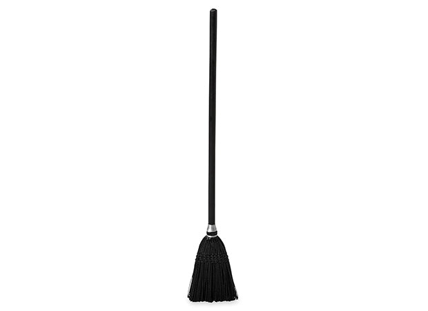Rubbermaid FG253600BLA 37 1/2"L Lobby Pro Lobby Broom with Straight Bristles & Black Handle