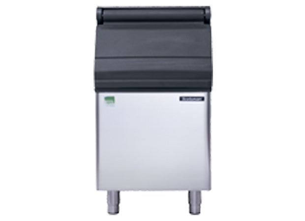 Scotsman Slop front stainless steel exterior ice storage bin Storage capacity: upto 129kg Dim: 568x845x1048 (LxDxH)mm