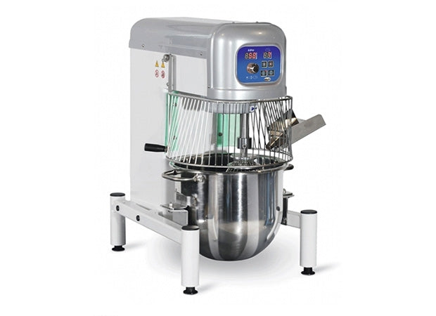 MacPan 20 liters Planetary Mixer with Variable Speeds of 105-450 rpm with analogic control panel 230-240V/50Hz/1phIncludes: bowl/whip/beater/spiral Dim:530x740x980 (LxWxH) mm