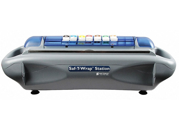 San Jamar Saf-T-Wrap Station - Film, Foil & Date Label Dispenser