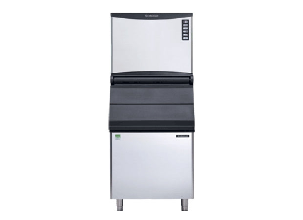 Scotsman NW Series X-Safe Modular Vertical Cube System Air Cooled Ice Machine Production Capacity: 230 kg Ice Dice:10g 22x22x22 (WxDxH)mm R404A Gas Type 230V/50Hz/1ph 22.9kW 16A Dim: 760x620x575 (LxDxH) mm