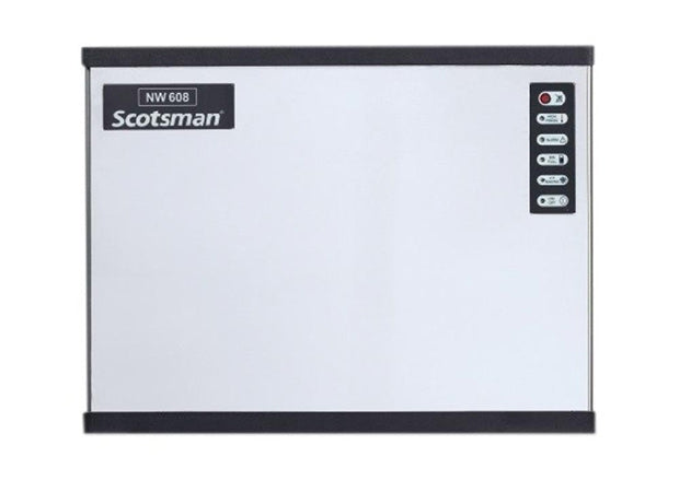 Scotsman NW Series X-Safe Modular Vertical Cube System Air Cooled Ice Machine Production Capacity: 315 kg Ice Dice:10g 22x22x22 (WxDxH)mm R404A Gas Type 230V/50Hz/1ph 22.9kW 16A Dim: 760x620x575 (LxDxH) mm