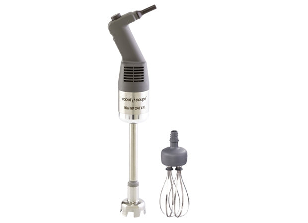 Robot Coupe Mini Combi range Hand blender Tube length:240 mm and whisk Speeds: 2000 to 12500 rpm 220V/60hz/1ph 270 Watts