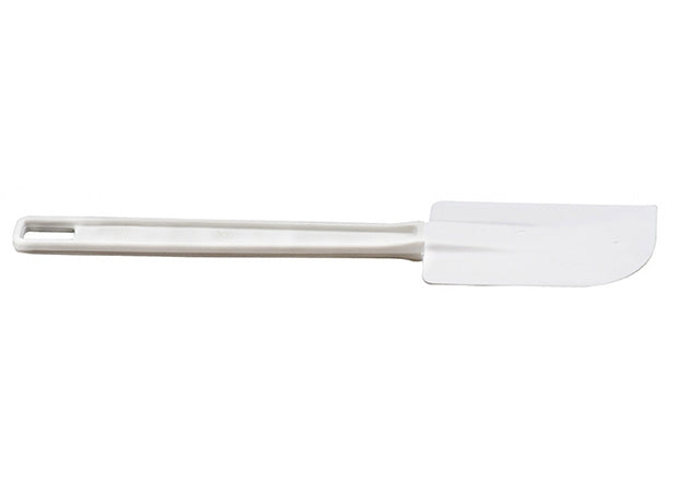 10" (25.4cm) One Piece Scraper, Plastic (PP), White Color